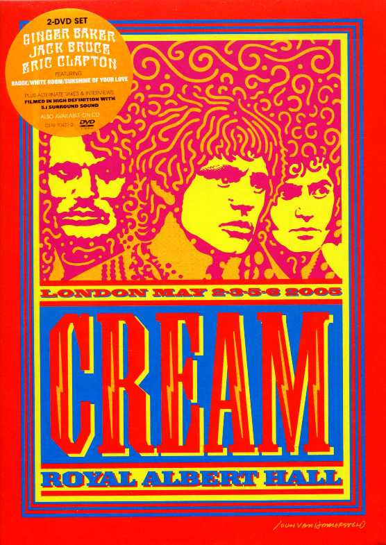 Cream (2) : Royal Albert Hall - London - May 2-3-5-6 05 (2xDVD-V, Copy Prot., Multichannel, PAL, DTS)