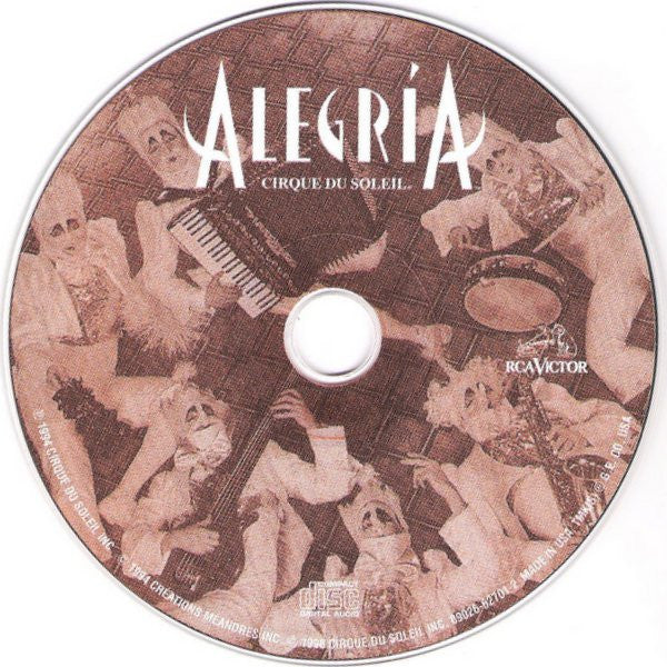 Cirque Du Soleil : Alegría (CD, Album, RE)