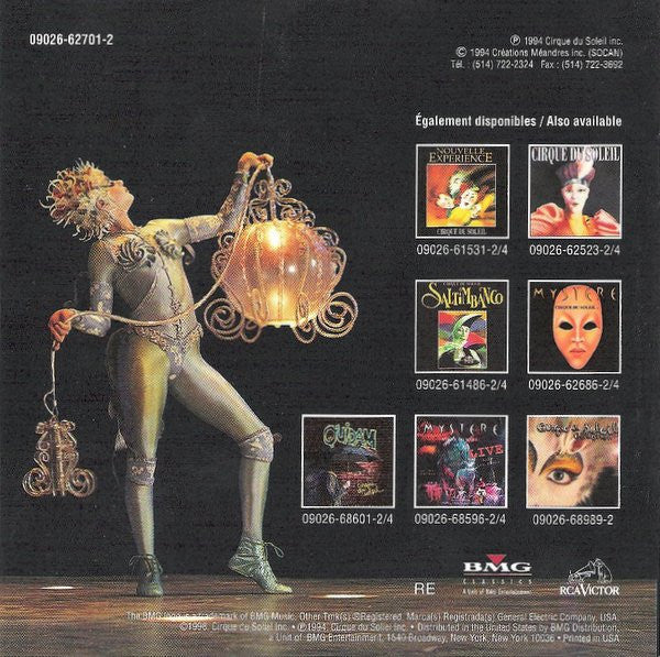 Cirque Du Soleil : Alegría (CD, Album, RE)