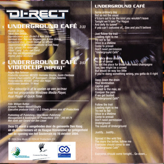 Di-Rect : Underground Café (CD, Single, Enh)