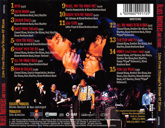 Blues Brothers And Friends : Live From Chicago's House Of Blues (CD)