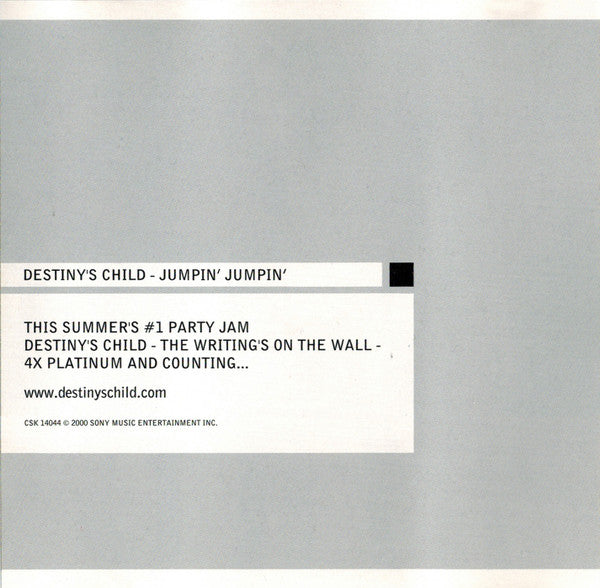 Destiny's Child : Jumpin' Jumpin' (CD, Single, Promo)