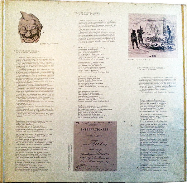 Groupe 17 : Chants De La Commune (LP, Tri)