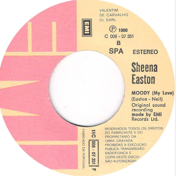 Sheena Easton : 9 To 5 (7", Single)