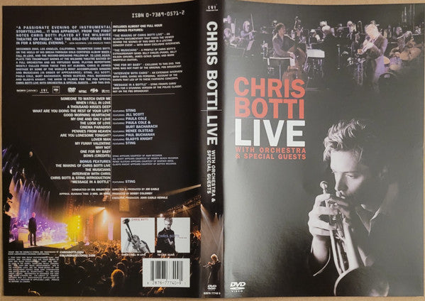 Chris Botti : Live With Orchestra & Special Guest (DVD-V)