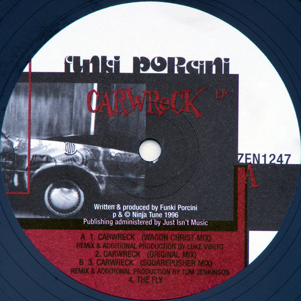 Funki Porcini : Carwreck EP (12", EP)