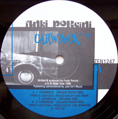 Funki Porcini : Carwreck EP (12", EP)