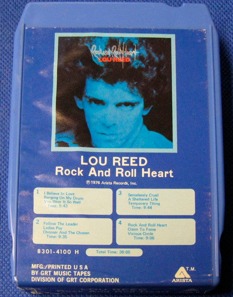 Lou Reed : Rock And Roll Heart (8-Trk, Album)