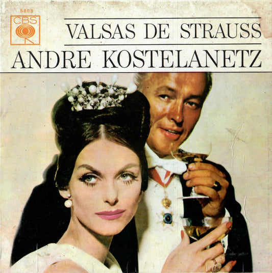André Kostelanetz And His Orchestra : Valsas De Strauss (7", EP)