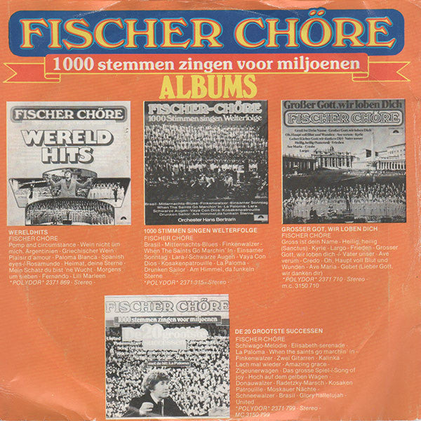 Fischer Chöre : Paloma Blanca (7", Single)