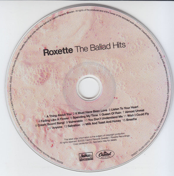 Roxette : The Ballad Hits (CD, Comp, Copy Prot.)