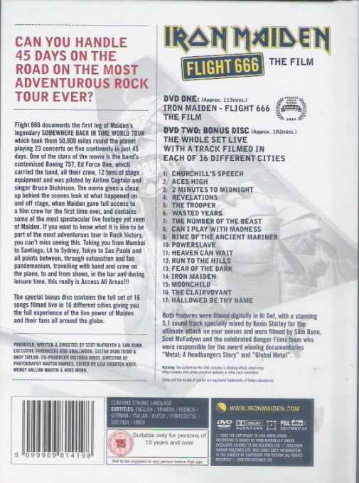 Iron Maiden : Flight 666 (The Film) (2xDVD-V, PAL)