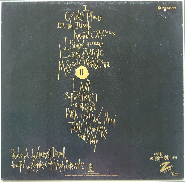 Kid Creole And The Coconuts : Fresh Fruit In Foreign Places (LP, Album, Yel)