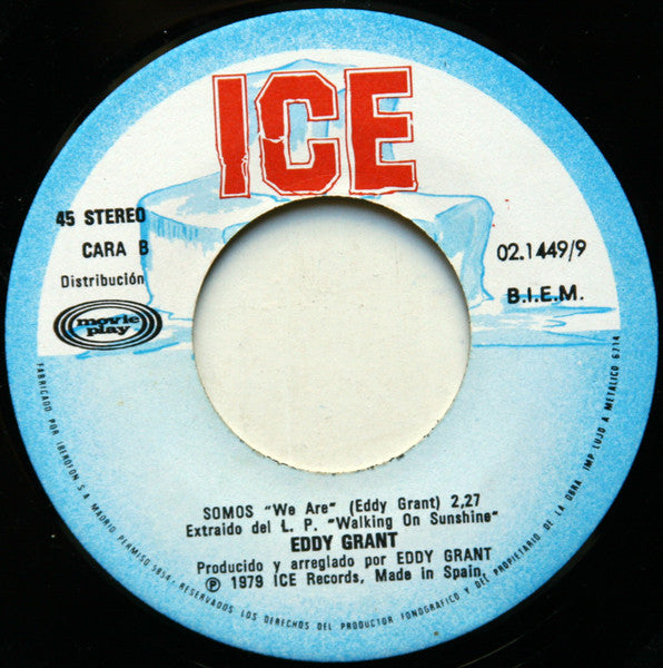 Eddy Grant : Caminando Sobre El Sol "Walking On Sunshine" (7", Single)