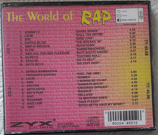 Various : The World Of Rap (2xCD, Comp)