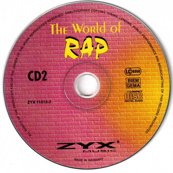 Various : The World Of Rap (2xCD, Comp)