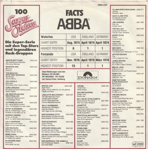 ABBA : Waterloo / Fernando (7", Single)