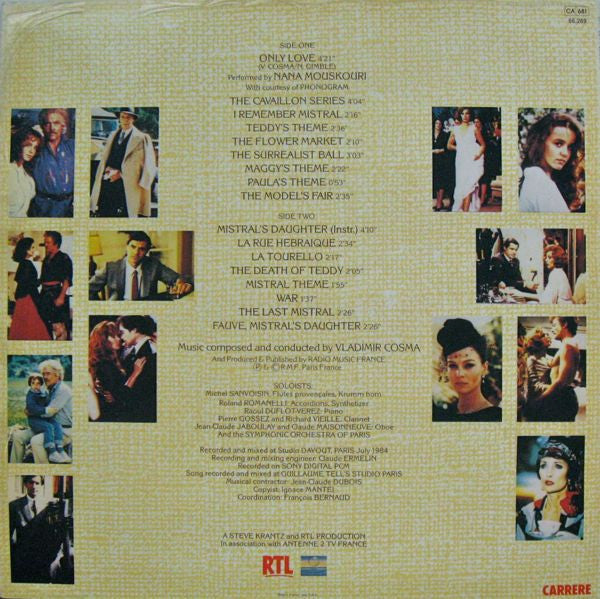 Vladimir Cosma : Mistral's Daughter (LP, Album)