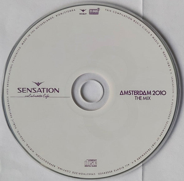 Various : Sensation - Celebrate Life - Amsterdam 2010 (Blu-ray + DVD + CD, The)