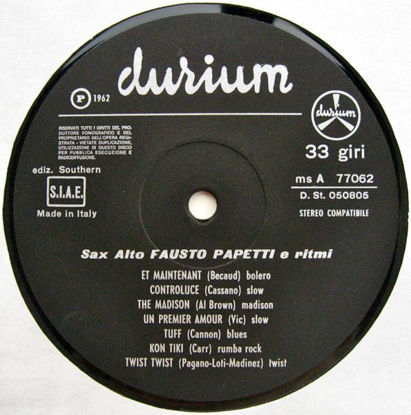 Fausto Papetti : Music For Midnight (LP, Album)