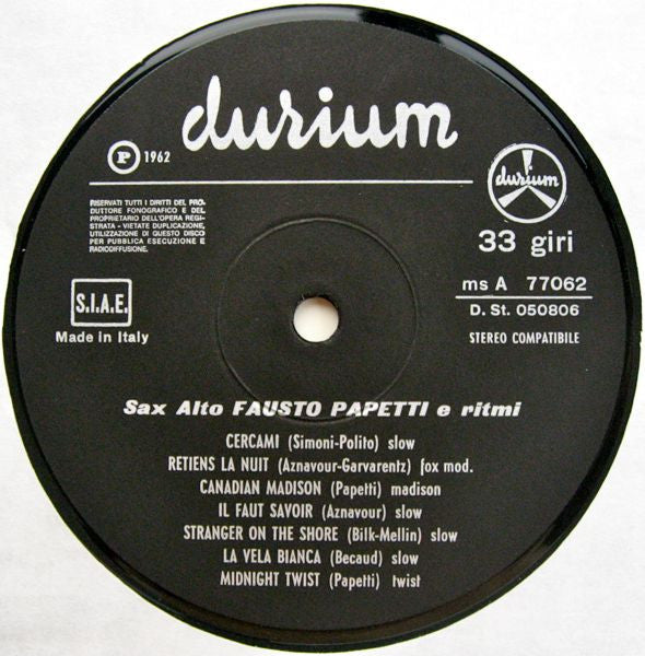 Fausto Papetti : Music For Midnight (LP, Album)