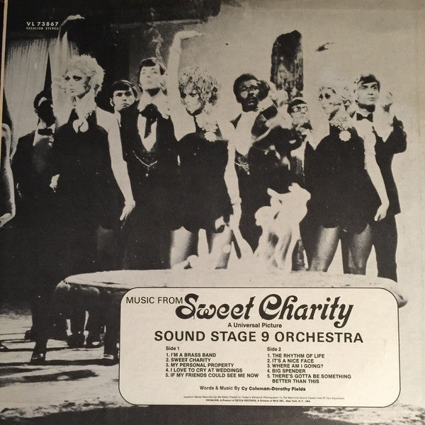 Sound Stage 9 Orchestra : Music From "Sweet Charity" (LP)