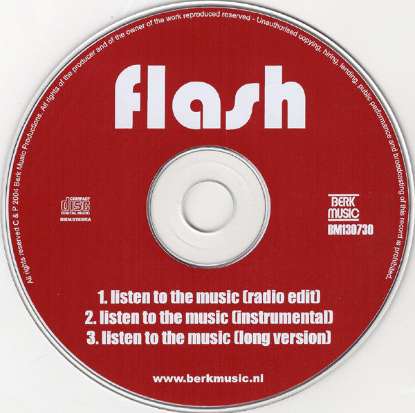 Flash (30) : Listen To The Music (CD, Single)