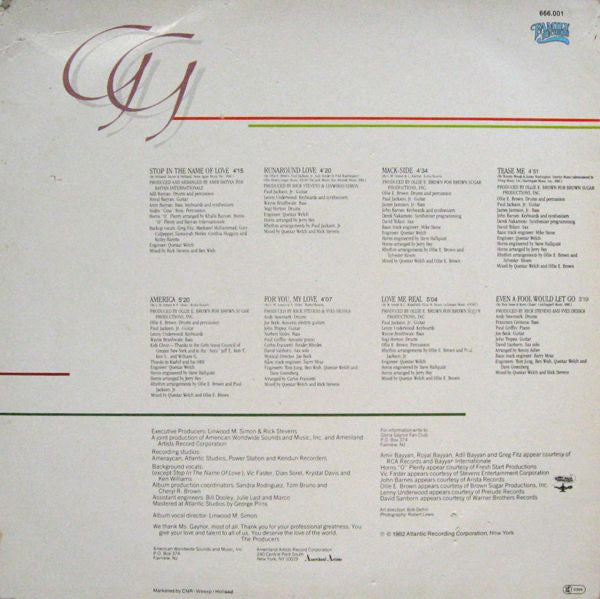 Gloria Gaynor : Gloria Gaynor (LP, Album)