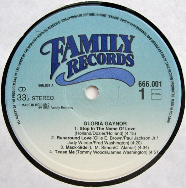 Gloria Gaynor : Gloria Gaynor (LP, Album)