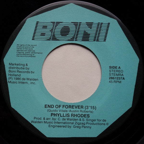 Phyllis Rhodes : End Of Forever (7")