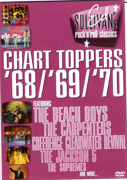 Various : Chart Toppers '68/'69/'70 (DVD-V, Comp, PAL)