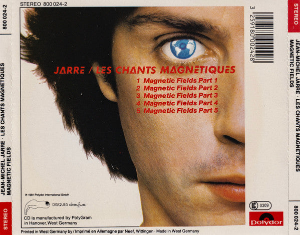 Jean-Michel Jarre : Magnetic Fields (CD, Album, RE, Red)