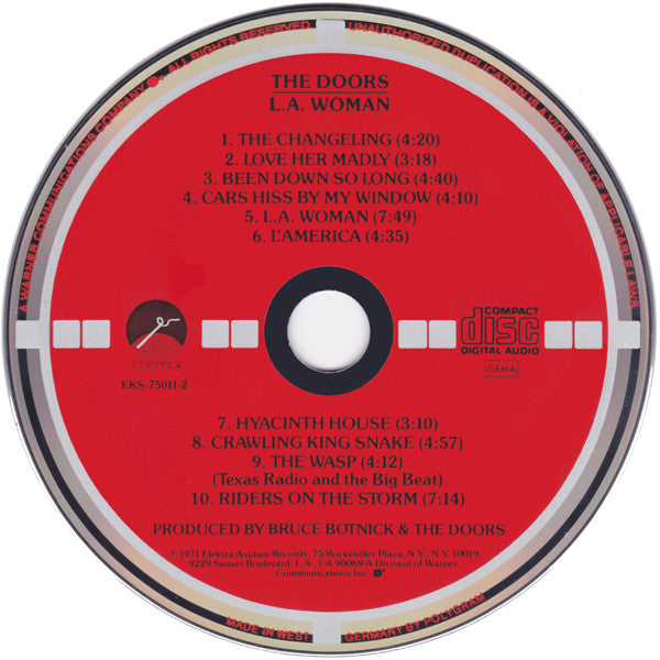 The Doors : L.A. Woman (CD, Album, RE, Tar)