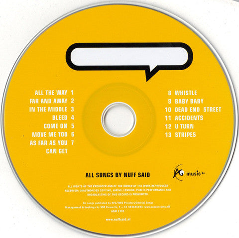 Nuff Said : Nuff Said (CD, Album)