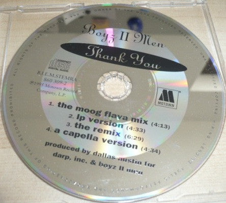 Boyz II Men : Thank You (CD, Maxi)