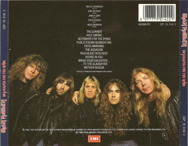Iron Maiden : No Prayer For The Dying (CD, Album)