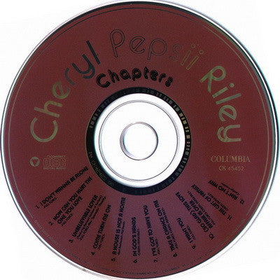 Cheryl Pepsii Riley : Chapters (CD, Album)