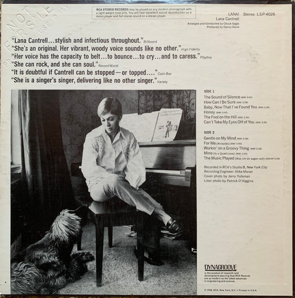 Lana Cantrell : Lana! (LP)