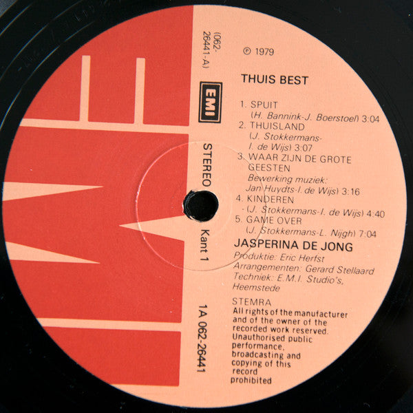 Jasperina de Jong : Thuis Best (LP, Album)
