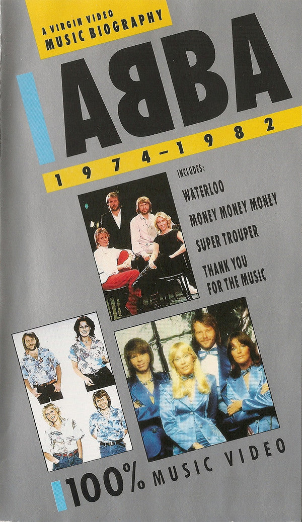 ABBA : Music Biography 1974-1982 (VHS)