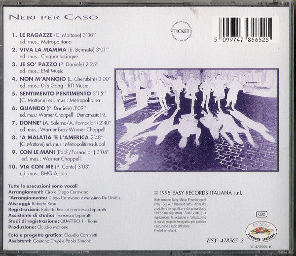 Neri Per Caso : Le Ragazze (CD, Album)
