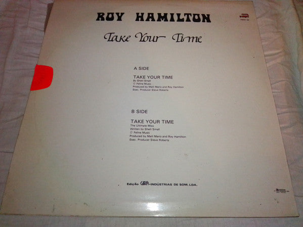 Roy Hamilton : Take Your Time (12")
