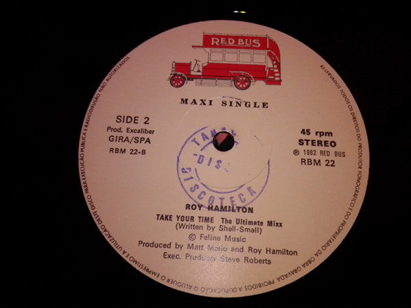 Roy Hamilton : Take Your Time (12")