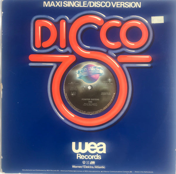 Pointer Sisters : Happiness / Fire (12", Maxi)