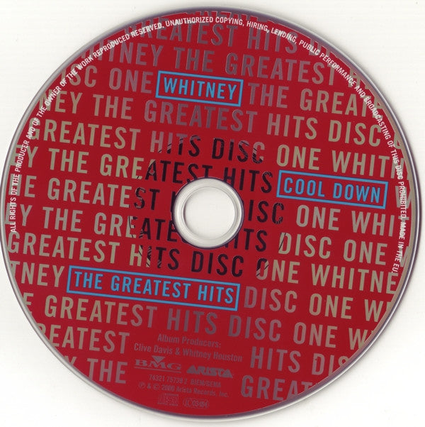 Whitney Houston : The Greatest Hits (2xCD, Comp)