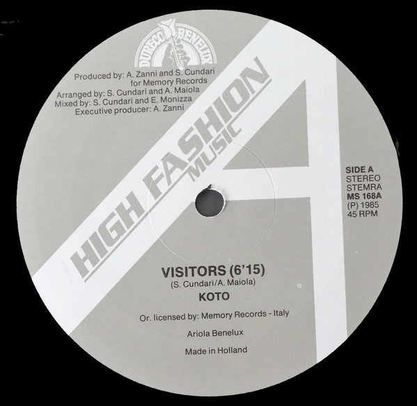 Koto : Visitors (12")