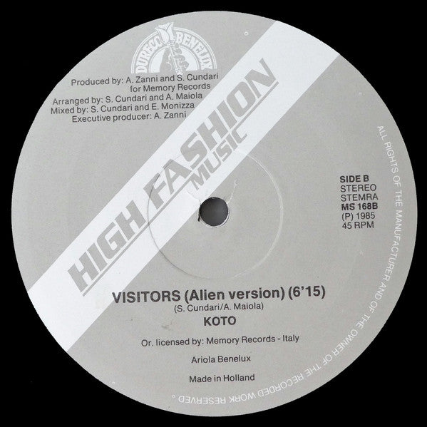 Koto : Visitors (12")