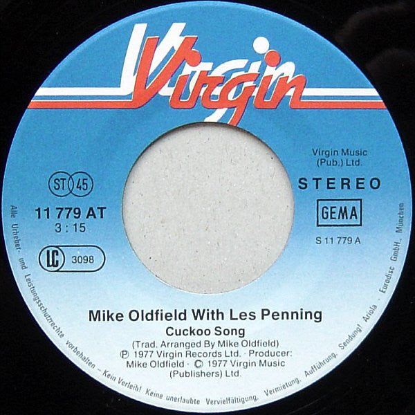 Mike Oldfield : Cuckoo Song (7", Single)