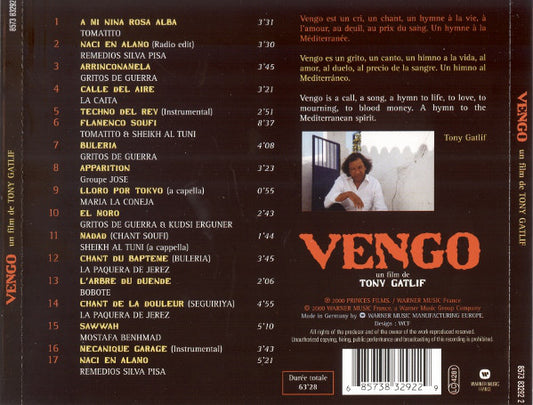 Various : Vengo - Un Film De Tony Gatlif (CD, Comp)