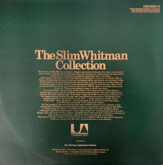 Slim Whitman : The Slim Whitman Collection (2xLP, Comp, Gat)
